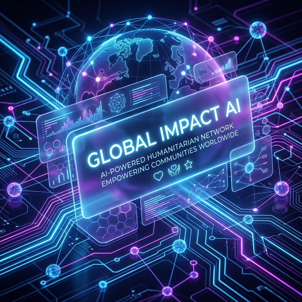AI NGO Futuristic Banner